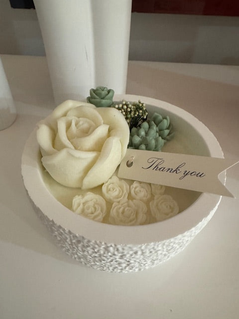 Succulents And Roses